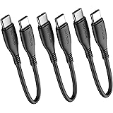 Cavo USB da C a C da 15 cm 3 pezzi,cavi di ricarica rapida USB-C da 0.15 m da 60 W per Samsung Galaxy S21/S21+/S20+ Ultra, No