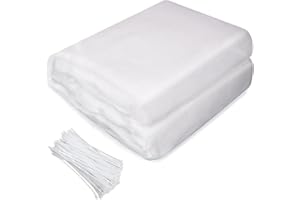 BELICOO Garden Netting for Plants Vegetable Fruit, 3 x 10M Insect Mesh Garden Netting with 100 Cable Ties, Anti Bird Insect Net for Protection Vegetables