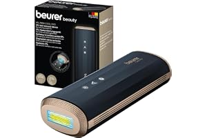 Beurer IPL 7800 COOL PRO hårborttagningsapparat med kylteknik, 5 intensitetsnivåer, upp till 1 miljon ljuspulser, för armar, ben, ansikte, bikinilinje och armhålor, för män och kvinnor