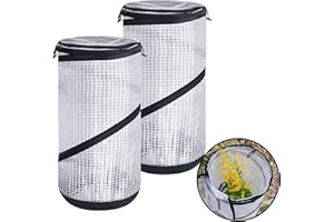 Purple Star 2 Stück Pop Up Gewächshaus Kleines - Mini Gartengewächshaus - 60x30 cm Kleines Pilz Gemüse Treibhaus - Folien Frühbeet Pflanzen Schutz Zelt