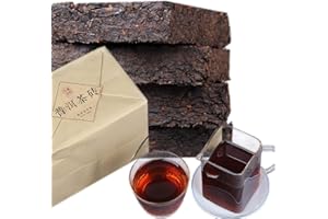 HELLOYOUNG Chinesischer Pu'er Tee 1000g （2,2LB） Reifer Puer Tee Schwarzer Tee Chennian Gancang Teeziegel Gekochter Tee Alte Bäume Pu Erh Tee Gesundheitswesen Pu Er Tee