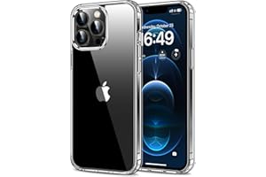 HOOMIL Coque pour iPhone 12 Pro Max 6,7 Pouces, Anti-Jaunissement Antichoc, Étui Housse Téléphone Transparente - Crystal Clear