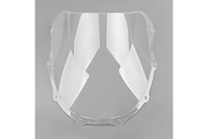 Artudatech Motorbike Windshield, Front Motorcycle Wind Shield Windscreen Windshields for K-A-W-A-S-A-K-I Ninja ZX7R ZX 7R 1996-2003