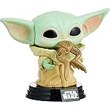 Funko Pop! Star Wars: Mandalorian-Grogu (The Child, Baby Yoda) - (Grogu (The Child, Baby Yoda), Baby Yoda) with Frog The Mand