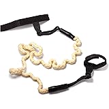 tripcarry® Flexible Reise Wäscheleine - Keine Wäscheklammern benötigt - Inkl. 2X Klettverschluss-Adapter - Für einfaches Wäsc