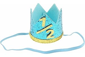 Glamour Girlz Boys Girls Cat Dog Pet Glitter 6 Months Old Birthday King Crown Princess Tiara Costume Party Photo Prop Headband Hat