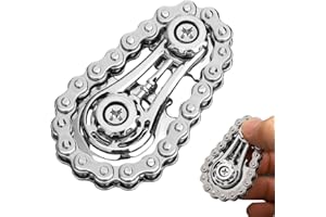 KYLOS Chaîne De Fidget Tendance, Jouet Pour Enfants Et Adultes, En Métal, Pour Enfants Et Adultes, Fidgeting, Pour Vélo, Dés Edc, Soulage Le Stress, Cadeau Cinétique