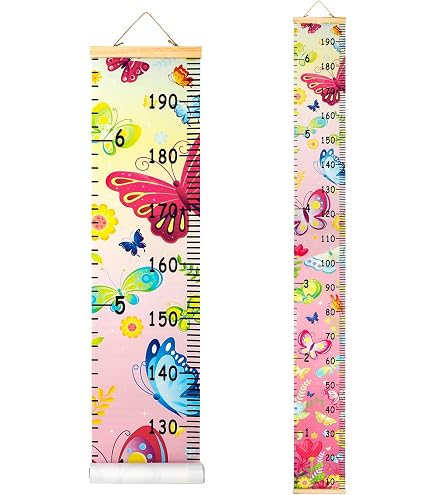 Metro Bambini Parete, Adesivi Murali Bambini con Animali della Foresta, Tabella di Altezza 50-150 cm, Decorazione per Cameretta di Ragazzi e Ragazze, Adesivo Murale Autoadesivo per Misurare Altezza
