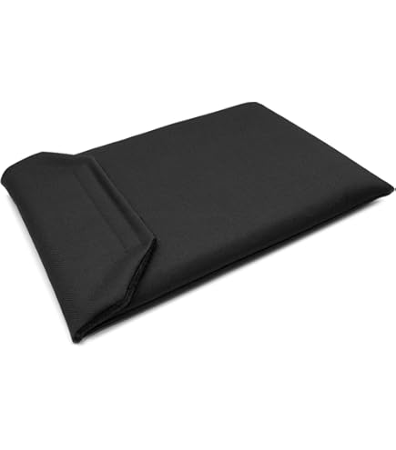Apple MacBook Pro 16-inch Sleeve Case M1/M2/M3/M4 - Handmade - Pioneer Waxed Canvas - Black - View #3