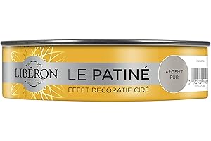 Libéron Peinture décorative, Le patiné, Argent pur, 150 ML