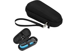 BeoTnp Razor Case, Travel Case for Electric Razor for Men, 19 x 8 x 7 cm Compact Storage Solution for Men Shaver and Beard Shaver, Durable Oxford Fabric, Ideal for Business Trips & Home Organization