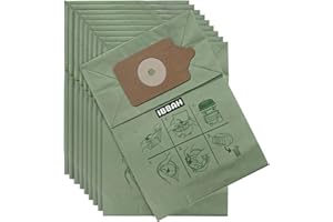 IBBAH Henry Hoover Bags 10 Pack, Premium Vacuum Bags for Henry, Hetty, Numatic, & Hoover Vacuum Cleaners – Compatible with HVR200, NV200, NV225, Pet Hair & Dust Filtration, Reusable & Durable