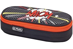 Herlitz Faulenzer Etui airgo Federmäppchen, 22 cm, Comic Whom