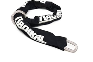 Radikal RK11120L Cadena Antirrobo Moto Acero Cementado Ø 11 Hexagonal, Lazo 120 cm