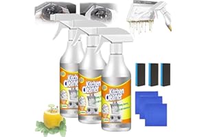 LXCJZY Sciasi Kitchen Foam Cleaner,Sciasi Foam Cleaner,Powerful Stain Removing Foam Cleaner,Kitchen Cleaner Spray, Multi-purpose Foam Cleaner (3PCS)