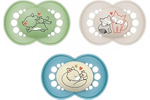 MAM Set de 3 Chupetes, Día y Noche, a Partir de 6 Meses, con Tetina Simétrica, Plana y Flexible de Silicona de Fácil Aceptación, MAM Original, Azul Mate, Pack de 3uds