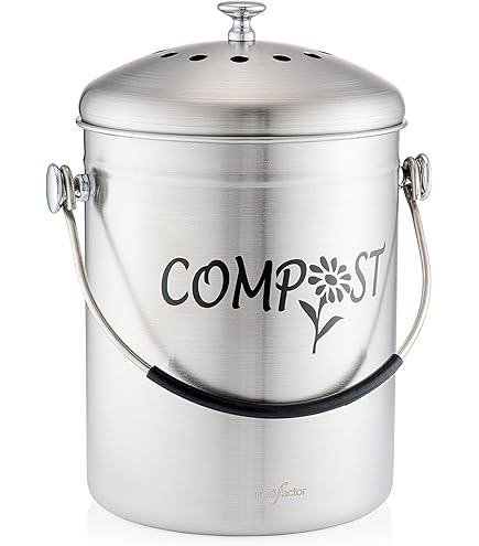 Sollbry Paquet De 8 Filtres à Compost à Charbon Actif, Filtres De