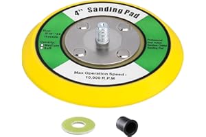 MOGRQAP 100 mm M8 podkładka do polerowania, woskowania, szlifowania, szlifierki elektrycznej, narzędzie szlifierskie (100 mm, YELLOW)