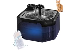 TAVADA Fontanna Dla Kota-Fontanna Do Picia Dla Kotów Bezprzewodowa-2.8L Fontanna Kota