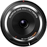 Olympus BCL-0980 Body Cap Lens Obiettivo 9 Mm 1:8.0, Fisheye, Ultrasottile, Micro Quattro Terzi, per Fotocamere OM-D e PEN, N