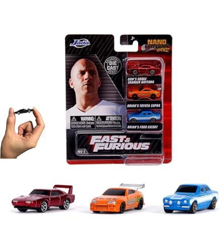 Jada JAN32481 Fast and Furious 3 Car Set Fast & Furious Diecast