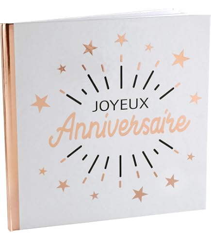 Livre D'Or Blanc Santex 4011 Pour Anniversaires Et Événements - Environ 30 Pages Vierges, Couverture Carton