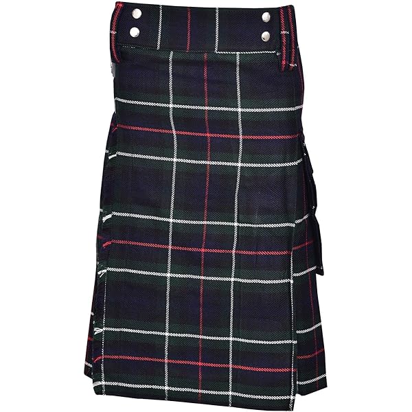 Sort Kalot Men's Utility Kilt SHYNE KILTS Men's Black Utility Kilt - Adjustable ...