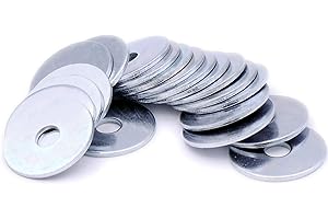 SINGULARITY SUPPLIES M6 (6mm x 25mm) Flat Repair Washer (Large OD) - Steel (Pack of 20)