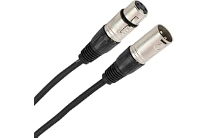 Plugger, XLR-hona mikrofonkabel. 3-stiftskontakter. Högtalare, mikrofon, ljudkort, DJ-kontroll, mixer och andra. Längd 1,5 m.