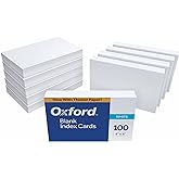 Oxford Kartoteks kartları, boş, 10 x 15 cm, beyaz, 10 paket her biri 100 adet (40 adet)