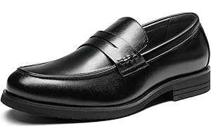 Bruno Marc Men's Slip-on Loafers Shoes and Leather Shoes Dress UK Man's Dress Shoes Casual and Comfortable Penny Loafer for Driving and Walking in Business, Party and Wedding