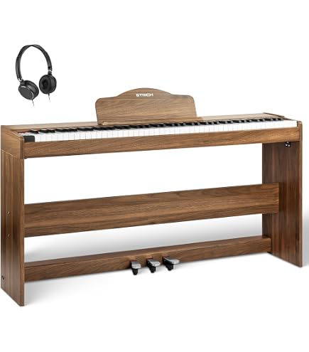 Piano Digital McGrey DP-18 SM | 88 Teclas Con Martillo, 128 Sonidos, 3 Pedales, Cubierta Incluida, Negro Mate
