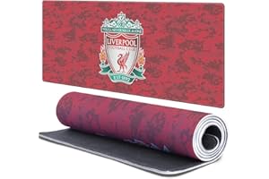 Head Case Designs Officially Licensed Liverpool Football Club Digital Camou Crest Graphics Gaming Office Desk PC Keyboard Mouse Mat Pad 37.4 x 15.75 x 0.16 inches (900 x 400 mm) - XL