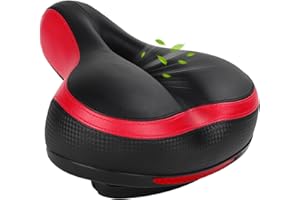 Dripex Sillín Bicicleta Cómodo Impermeable, Sillín de Bicicleta Gel, Profesional Sillín de Montar de Bicicleta MTB/Carreteras, Sillín de Bicicleta de Concepto Ergonómico para Hombres y Mujeres