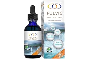 OPTIMALLY ORGANIC Water-Extracted Fulvic Acid™ X350 (2oz) - Plant-Based Ionic Trace Minerals - 6 Month Supply