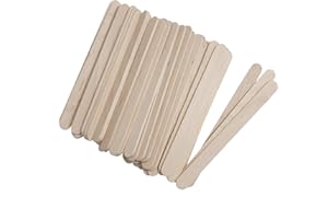 Trimits Home School Craft Wood Lolly Pop Sticks, 11cm x 10mm, Natural, Pack of 100