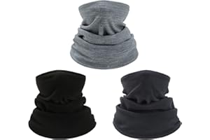 Risipu Winter Toddler Neck Warmer Girls Neck Gaiter Face Scarf Boys Super Soft Dralon Scarf Windproof Neck Warmer Tube Scarf Snood