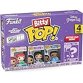 Funko Bitty Pop! Disney Princess &ndash; Ariel, Mulan, Tiana and a Mini-Surprise Mystery Figure &ndash; 2.2 cm Collection &ndash; Stackable