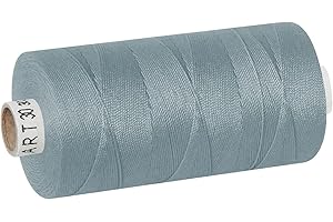 dalipo - Polyester Sewing Thread Thickness 30, Upholstery Thread, 300 m, Dove Grey
