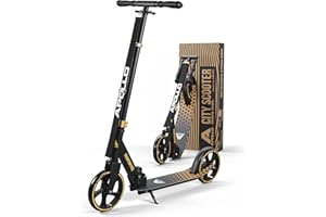 Apollo Trotinette aux Roues XXL - 200mm - Trotinette Freestyle de Ville Phantom Pro - City Scooter Pliable et à Hauteur Ajustable pour Adultes et Enfants