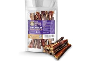 The Regal Mutt - Bull Pizzles for Dogs (12cm Long) - Bag of 20