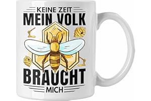 Trendation - Imker Geschenk Tasse Spruch Geschenkidee Bienen Bienenzüchter (Weiß)