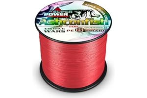 Ashconfish Braided Fishing Line-8 Strands Super Strong Fishing Wire 500M/546Yards-Abrasion Resistant Braided Lines-Incredible Superline-Zero Stretch-Superfine Diameter