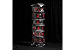 AVACOME DND - Juego De Dados Giratorios Poliédricos De Metal para Dungeons and Dragons, Juego De Mesa (Rojo)