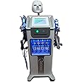 Cotsoco 11 in 1 Deluxe Hydra Facial Machine For High Performance Hydrafacial Professional Use by Skin Clinic and Cosmetology Centers (White)