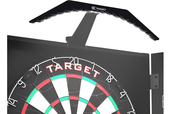 Target Darts Arc darttavla skåp belysningssystem | Lätt att installera ljus LED darttavla lampa passar säkert över alla darttavelskåp
