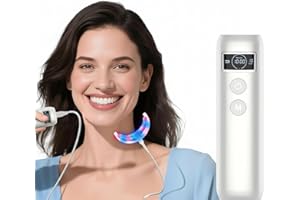 ‎KTS Beauty zähne aufhellen Set, Easy Smile Professionnelles Zahnbleaching Set, All in One Bundle für Zahnaufhellung & weiße Zähne, 16xLED Rotes Blaulicht-Mundgerät, Zahn Bleaching Set Mit Timing-Funktion