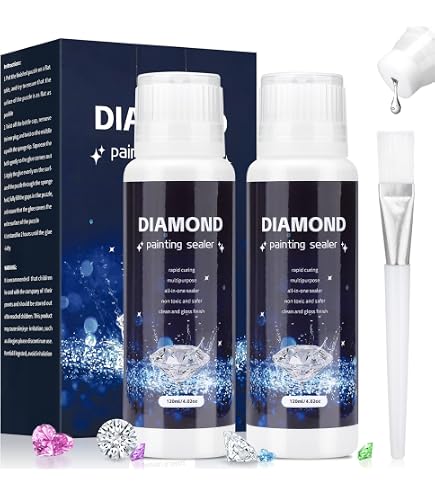 Furuising Kit Accessori Diamond Painting 36 Pezzi – 2 Penne Con Rulli, 2 Vassoi, 12 Punte E 20 Cere, Per Adulti E Bambini