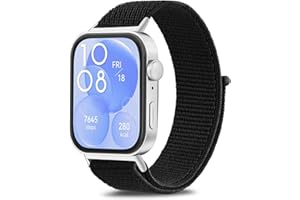 Vancle Pasek do Huawei Watch Fit 3, miękki nylonowy pasek zastępczy z zapięciem na rzepy, do Huawei Watch Fit 3/Fit 4/Fit 4 Pro, dla kobiet i mężczyzn