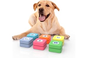 Vhffoso hundeklicker clicker Hund Buzzer mit aufnahmefunktion Agility Set Hunde Hund zubehör Dogs Button Dog Toys klicker Hund hundezubehör für große Hunde Hunde knöpfe Dog Buttons Buzzer Hund